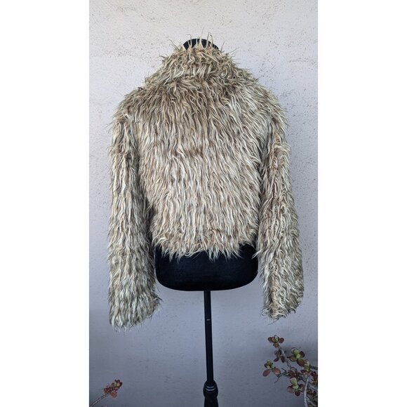 💜Blanc Noir Faux Fur Jacket - Picture 2 of 8